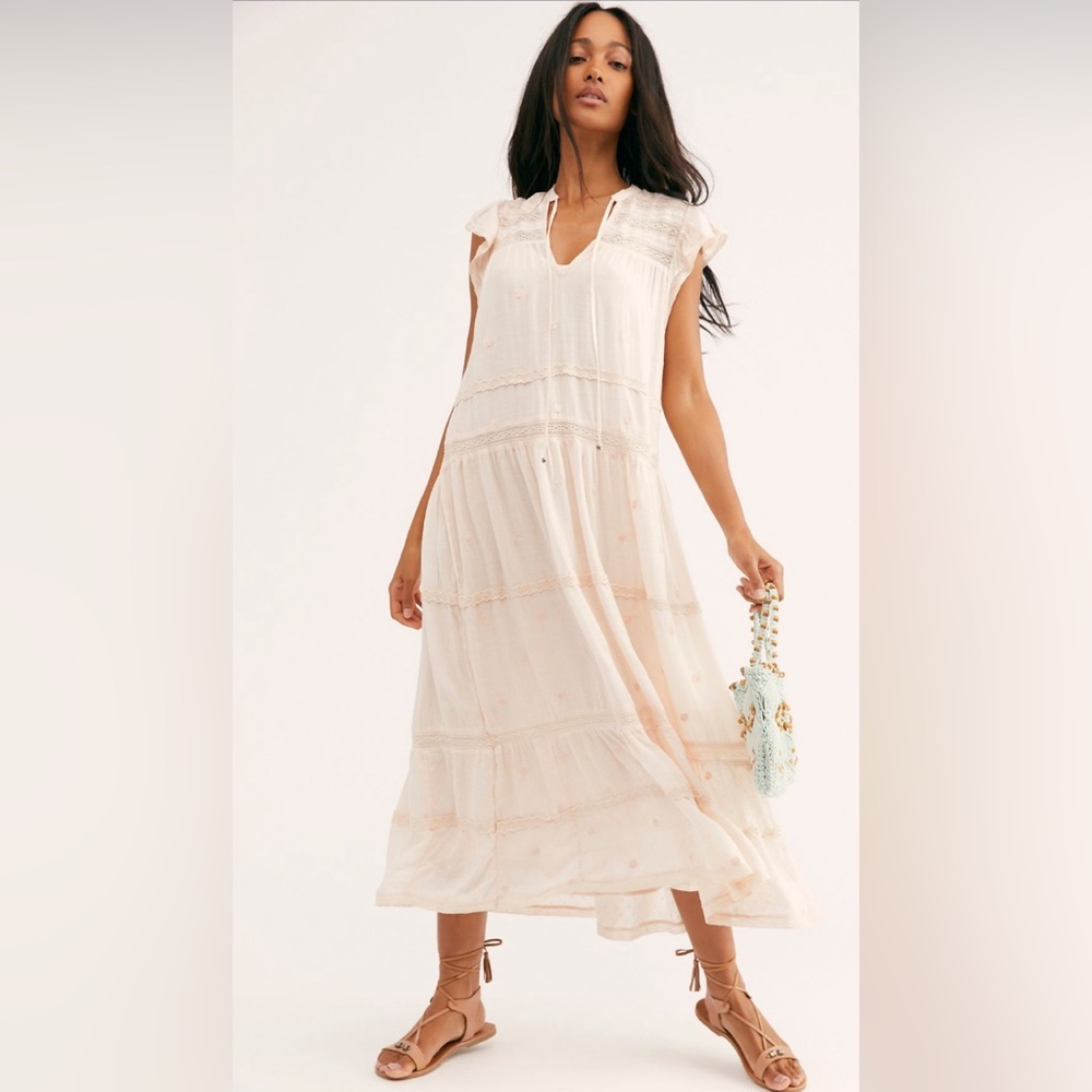 Free people midnight midi dress
